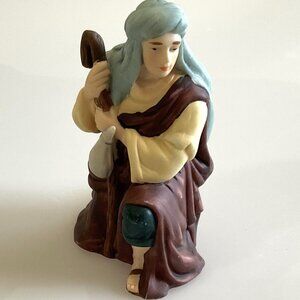 VINTAGE SHEPHERD NATIVITY FIGURINE CHRISTMAS HOLIDAY DECOR